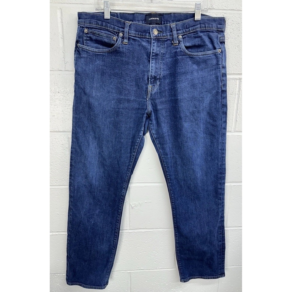 J.CREW Jeans Dark Blue 1040 Athletic Fit Japanese Kurabo Denim‎ / Mens 36 x 32